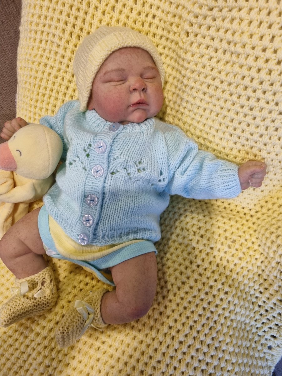 Handcrafted reborn doll - Chubby reborn doll Peaches