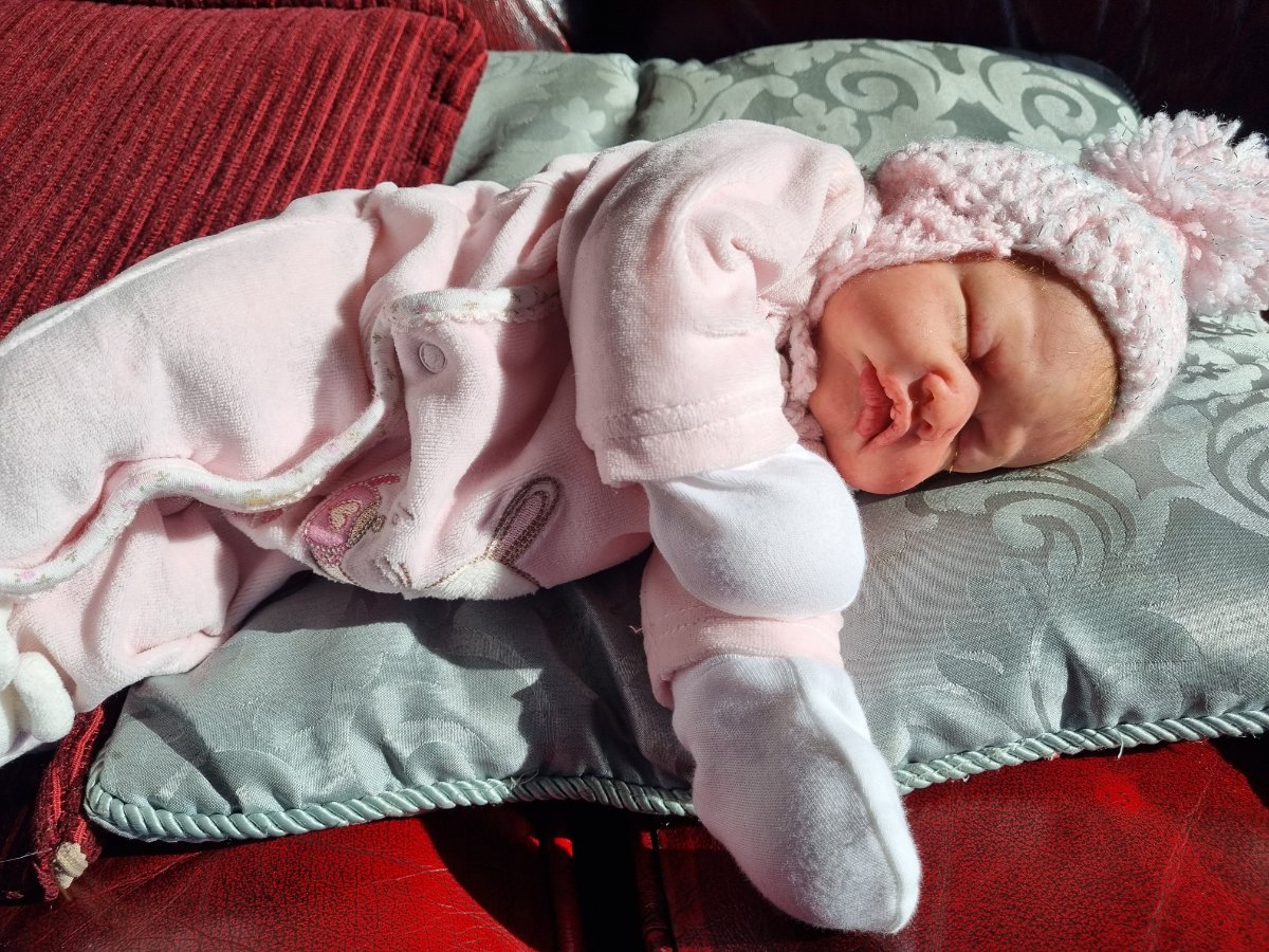 Grumpy silicone cuddle baby by J Sussman Price  thumbnail 3