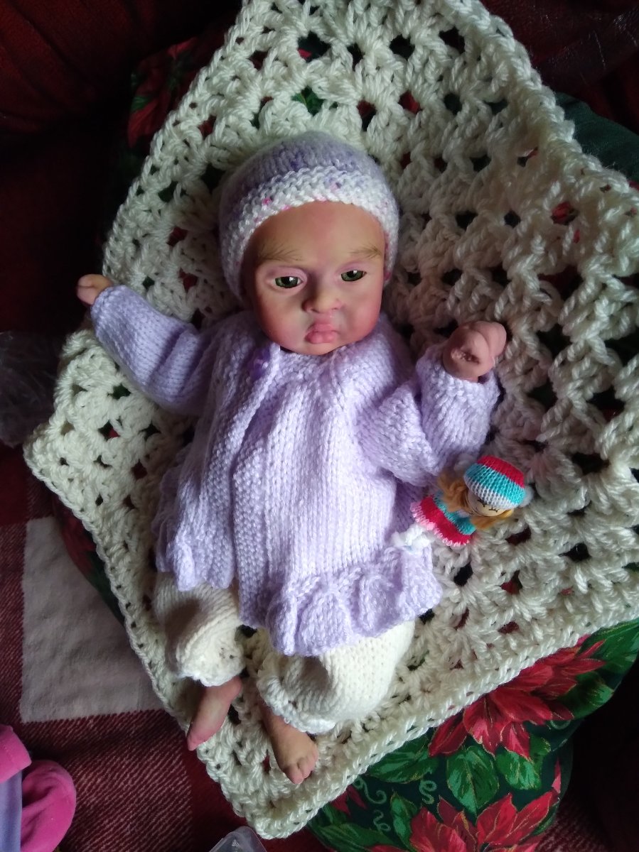 SKY by Rebecca White 13 inch full bodied mallow soft silicone baby doll by white thumbnail 7