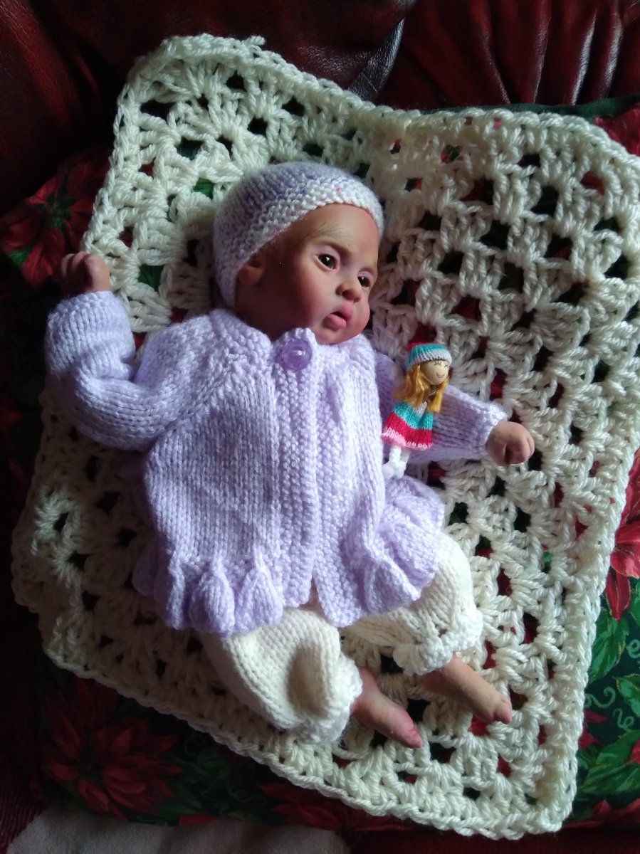 SKY by Rebecca White 13 inch full bodied mallow soft silicone baby doll by white thumbnail 3